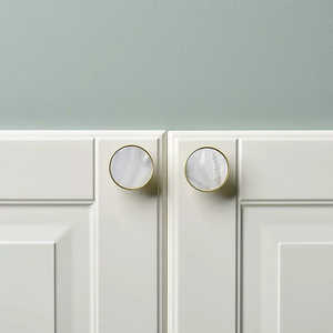 Boutons de tiroir décoratifs ronds en métal faits à la main boutons d'armoires de cuisine en gros poignées de commode pour chambre à coucher salle de bain armoire - Product Image 5