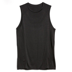 Camiseta sin mangas para hombre a granel hecha a medida MOQ bajo ropa de entrenamiento de gimnasio de punto transpirable con decoración bordada estilo informal - Product Image 5