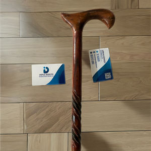 Bâton de marche pliable en bois bâton de marche bouton de randonnée bâton de marche de randonnée - Product Image 1