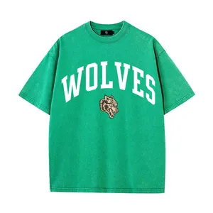 เสื้อยืดผู้ชายโอเวอร์ไซส์ผ้าคอตตอนพิมพ์ลายโอเวอร์ไซส์ - Product Image 4