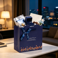 Bolsa de Regalo de Papel Kraft con Logotipo Personalizado, Diseño de Puntos, con Cordón, para Joyería, Accesorios, Recuerdos de Boda, Empaquetado Competitivo