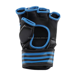Custom Logo MMA Gloves Leather Breathable Durable Non-Slip Adjustable Wrist <b>Strap</b> Lightweight Boxing Training Gloves Hook Loop - Product Image 2