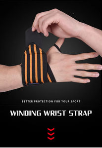 Ceinture réglable personnalisée en usine, protection de levage, vente de sangles de résistance, enveloppes de poignet de musculation respirantes - Product Image 2