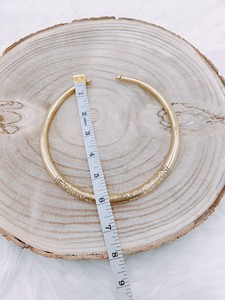 Charm Brass Golden Collar Declaración Gargantilla Gypsy Boho Tribal Joyería étnica - Product Image 5