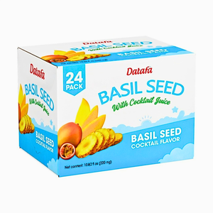 Bebida de Té con Semillas de Almendra Sabor Cóctel Datafa, Botella de 320 ml con Jugo de Fruta Real, Certificación HALAL, 18 Meses de Duración - Product Image 4