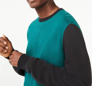 Sweatshirts ras du cou surdimensionnés pour hommes 400Gsm en polaire à épaules tombantes de haute qualité avec broderie lourde - Product Image 3