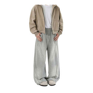 Pantalon pour homme en tissu éponge polaire extensible à séchage rapide idéal pour les vêtements de sport de gymnastique et les entraînements d'été en plein air - Product Image 3