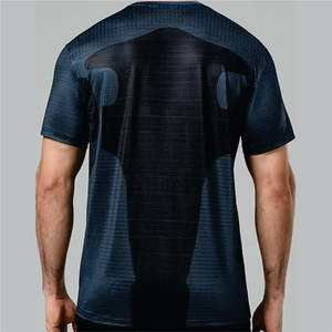 T-shirts à col montant 100% coton imprimés personnalisés pour les campagnes en plein air et les promotions commerciales des écoles-Style unisexe - Product Image 2