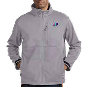 Veste d'hiver softshell pour homme respirante et écologique avec logo frontal, ajustement flexible, texture lisse, matière nylon/polyester - Product Image 4