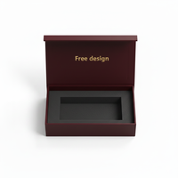 Boîte cadeau en papier magnétique en carton de haute qualité personnalisée, boîte à parfum haut de gamme avec logo