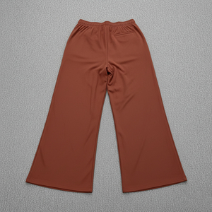 Pantalones de chándal holgados de gran tamaño para mujer personalizados, pantalones de chándal modales planos holgados, transpirables, para entrenamiento, pantalones de chándal lisos en blanco para invierno - Product Image 2