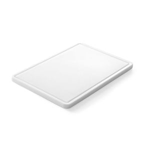 Tagliere Bianco HENDI con Scanalatura 355x250x(H)15mm - Product Image 1