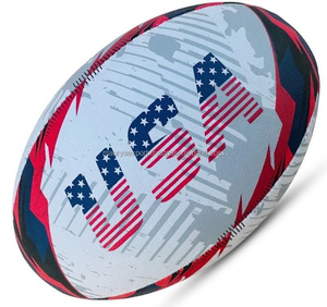 Balón de Rugby Personalizado con el Logotipo del Club de la Liga de Rugby / Balón de Rugby de la Liga con Marca Personalizada para Entrenamiento - Product Image 2
