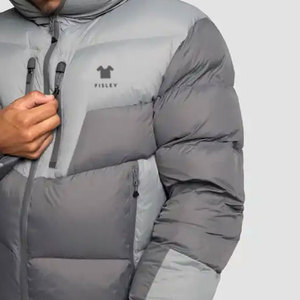 Ventes en gros de vestes matelassées en nylon pour hommes personnalisées 2025, respirantes, rembourrées en polyester, décontractées, manches longues, col montant, saison hivernale - Product Image 4