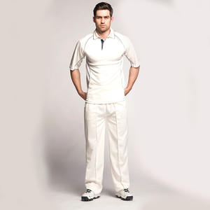 Wholesale Customized Men <b>White</b> Polyester <b>Cricket</b> Training <b>Trouser</b> for Sale Men <b>White</b> Team Wear <b>Cricket</b> <b>Trousers</b> - Product Image 2