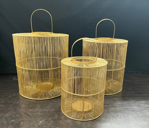 Handmade Stylish Iron <b>Candle</b> <b>Holder</b> and Jar 3 Different Sizes Trending <b>Lantern</b> for Home Decor Christmas Parties - Product Image 2