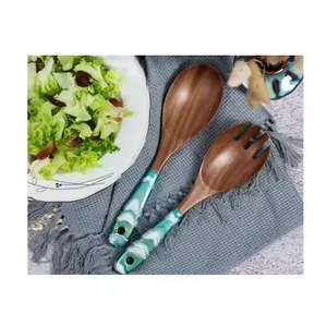 ช้อนตักทำจากไม้และเรซินช้อนสำหรับทำอาหารมีดีไซน์ยอดนิยม - Product Image 5