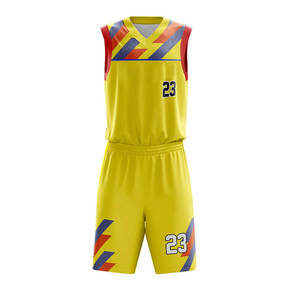 Personalizado personalizable barato 100% poliéster Reversible baloncesto Jersey transpirable entrenamiento baloncesto uniforme conjunto para los hombres - Product Image 1