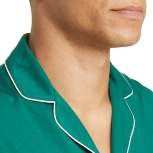 Nouveautés Pyjama Homme Deux Pièces à Manches Longues en Soie/Coton Respirant Thermique de Haute Qualité Vêtement Casual Léger - Product Image 4