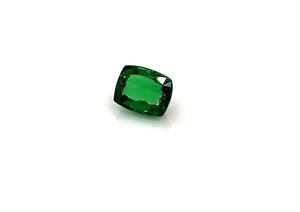 Pierre de tsavorite verte naturelle de qualité AAA certifiée IGI, taille octogonale facettée, 8x12 mm, pierres précieuses en vrac pour la fabrication de bijoux, Inde - Product Image 3