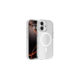 Funda de Silicona Transparente Compatible con Magsafe para iPhone 14 Plus, Protección de Cámara a Prueba de Golpes, Elegante Funda para Teléfono Estilo INS - Product Image 1