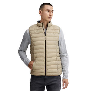Logotipo personalizado Chalecos en blanco de invierno Unisex al aire libre Espesar Burbuja Abrigo Cremallera Bolsillo Sin mangas Chaqueta Puffer Chaleco Hombres Servicio OEM. - Product Image 1