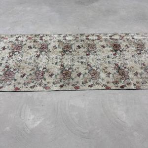 Turkish <b>Runner</b> <b>Rug</b> 2.9x9.1 ft, Gray Blue Moroccan <b>Rug</b> Wool - Product Image 4