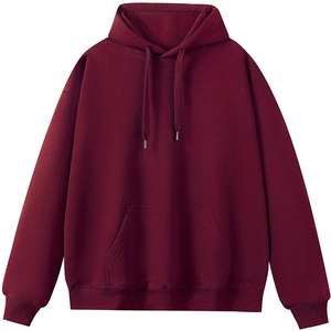 Vente en gros personnalisé de qualité supérieure OEM ODM Service logo uni 100% pur coton sweat-shirt pour hommes vierge surdimensionné sweats à capuche de couleur pour hommes - Product Image 5
