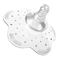 Protectores de senos portátiles Protectores de pezones de lactancia para madres recién nacidas Protectores de pezones de silicona antimordedura para amamantar
