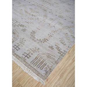 Viscaya Classic Ivory Hand Knotted Afghan Wool <b>Rugs</b> Medallion Kilim Style for Home Use-Model Ea-3106 - Product Image 2