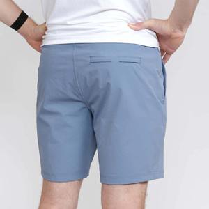 Pantalones Cortos para Hombre, Lisos, con Cordón Ajustable, Logotipo Personalizado, 100% Algodón, Ropa Urbana, Casuales, de Verano - Product Image 6