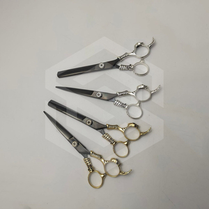 Ciseaux de rasoir de barbier japonais professionnels en acier inoxydable avec nouvel outil de coiffure élégant à poignée de dragon avec pointe de lame tranchante - Product Image 2