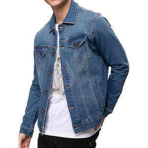 Veste en jean légère pour hommes en vente en ligne avec tissu de haute qualité Service OEM sont disponibles Vestes pour hommes - Product Image 6