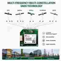 Module GNSS RTK multibandes ZED-F9P-04B avec précision au centimètre près pour la robotique aérienne et les levés topographiques