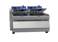 Friteuses électriques de comptoir en acier inoxydable turques avec/sans robinet, alimentation monophasée ou triphasée, provenant d'un fabricant turc