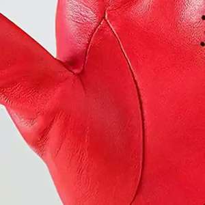 Gants de conduite en cuir véritable de haute qualité, durables et confortables, antidérapants, avec logo personnalisé - Product Image 2