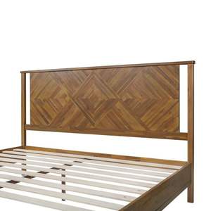 Artisan Teak Wood Platform <b>Bed</b> <b>Frame</b> - Product Image 4