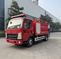 Camion de pompiers d'urgence personnalisé avec système de mousse d'air comprimé 4x2 CAFS