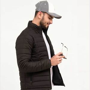 Veste d'hiver de qualité supérieure en gros pour hommes, nouvelle mode, col montant, doudoune à capuche, personnalisable, cachemire, livraison DDP - Product Image 4