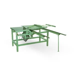 Potente sierra de mesa deslizante para corte de madera aplicable al proveedor de máquinas de procesamiento de madera maciza