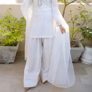 Nouveau style de vêtements décontractés pour femmes farsi shalwar meilleure vente confortable et bon marché pour femmes farsi shalwar - Product Image 3