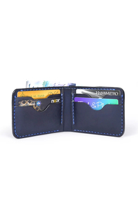 Stylish High Quality Men's Genuine Leather <b>Wallet</b> Lightweight Custom Logo Design Premium <b>Card</b> <b>Holder</b> Designer Factory OEM - Product Image 2