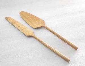 ที่วางเค้กตกแต่งสไตล์อเมริกันมีด้ามจับทำจากไม้เรซินเครื่องมือเสิร์ฟเค้กสแตนเลสสำหรับตกแต่งโต๊ะ - Product Image 3