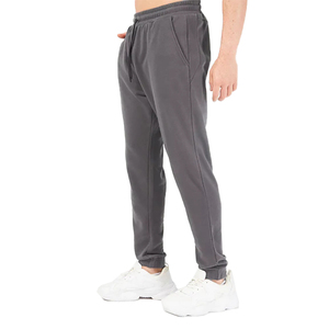 Pantalones Deportivos de Cintura Elástica para Hombre, Corte Regular, con 2 Bolsillos, de Algodón y Poliéster, para Actividades al Aire Libre - Product Image 1