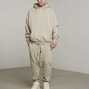 Venta al por mayor 100% algodón sudaderas con capucha de gran tamaño para los hombres de alta calidad logotipo personalizado bordado invierno Streetwear polar ODM sólido - Product Image 5