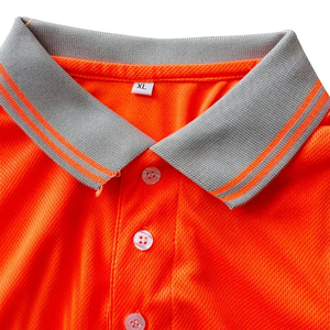 Polo de sécurité personnalisable en polyester pur, respirant, haute visibilité, réfléchissant, imperméable, séchage rapide, antibactérien - Product Image 4
