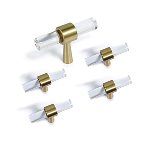 Boutons de commode de tiroir en acrylique faits à la main de haute qualité forme carrée haut tendance à la recherche d'un design étonnant - Product Image 5