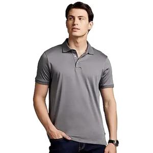 Chemises polo pour hommes en gros avec coupe classique, couleur unie, logo brodé, vêtements de travail pour hommes, usage quotidien et cadeaux - Product Image 5