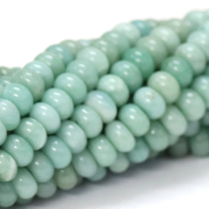 Cuentas Redondas de Amazonita: Piedra Preciosa Verde Mar AAA, 7-8 mm, Hilo de 15 Pulgadas - Product Image 4