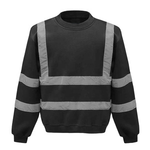 เสื้อสเวตเชิ้ตผ้าฟลีซแบบมีโลโก้ปรับแต่งได้ สะท้อนแสงแบบ Hi Viz ใหม่ กันน้ำ ผลิตจากโพลีเอสเตอร์ผสมฝ้าย - Product Image 1